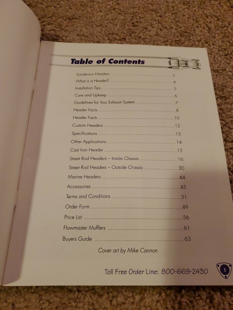 Sanderson Street Rod Headers 1995 Catalog