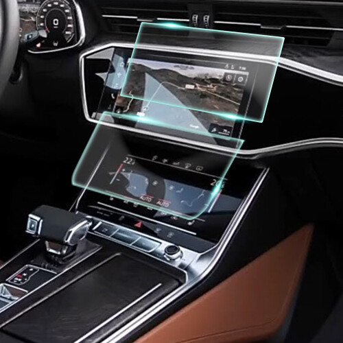 Crystal Clear Screen Protector for 2019 Audi Q8 Vehicle Navigation