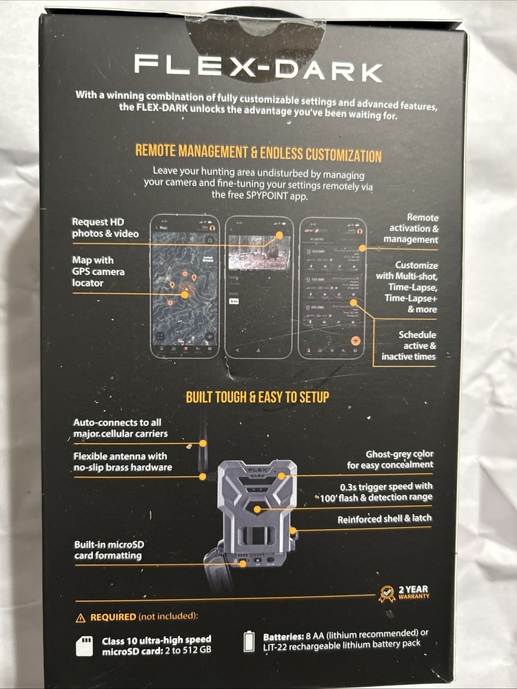 SPYPOINT Flex-Dark Cellular Trail Camera (FLEX-DARK)