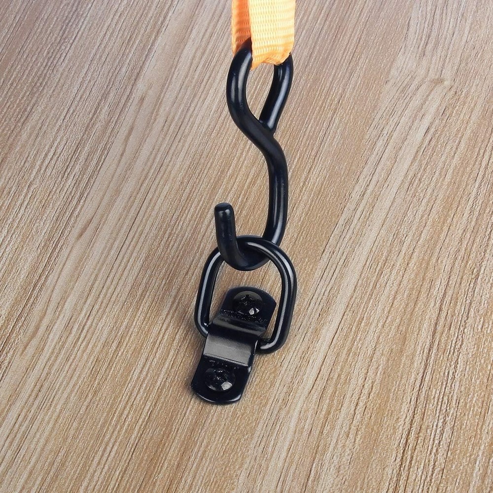 Heavy Duty D Ring Cargo Tie Downs - 4-Pack for Secure Load Transport