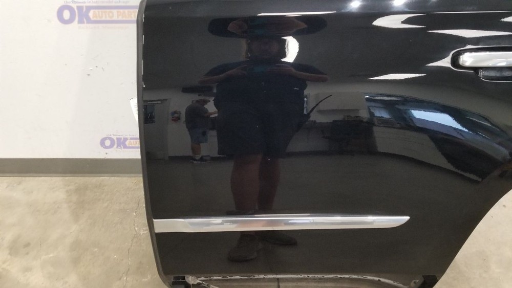 16 CADILLAC ESCALADE DOOR ASSEMBLY REAR LEFT DRIVER BLACK