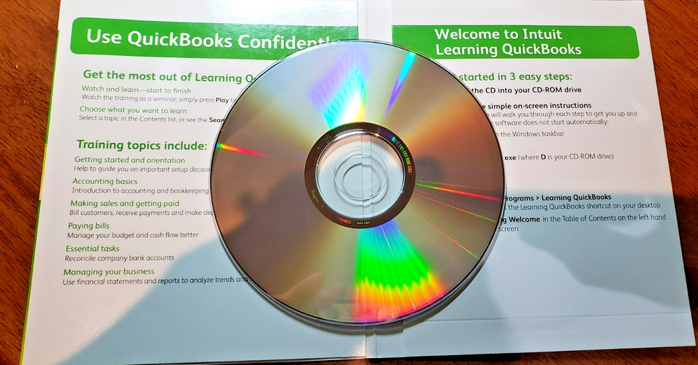 Intuit Learning QuickBooks for Windows 2012 Learning Training CD Software