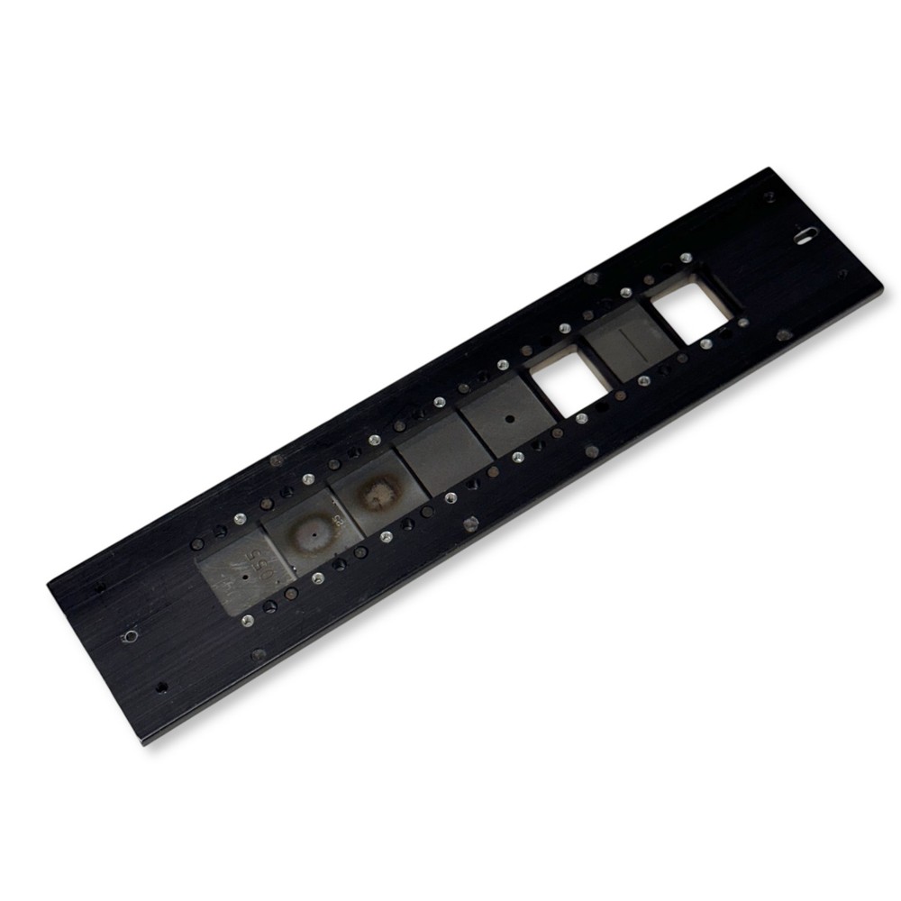Industrial Multi-Aperture Slider Plate Target Carrier Optical Microscope Part