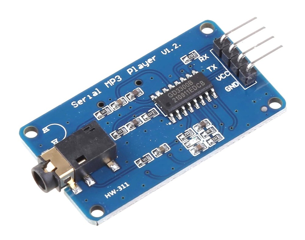 2 PCS MP3 Player Module for Arduino ESP32 ESP8266 Raspberry Pi Microcontroller