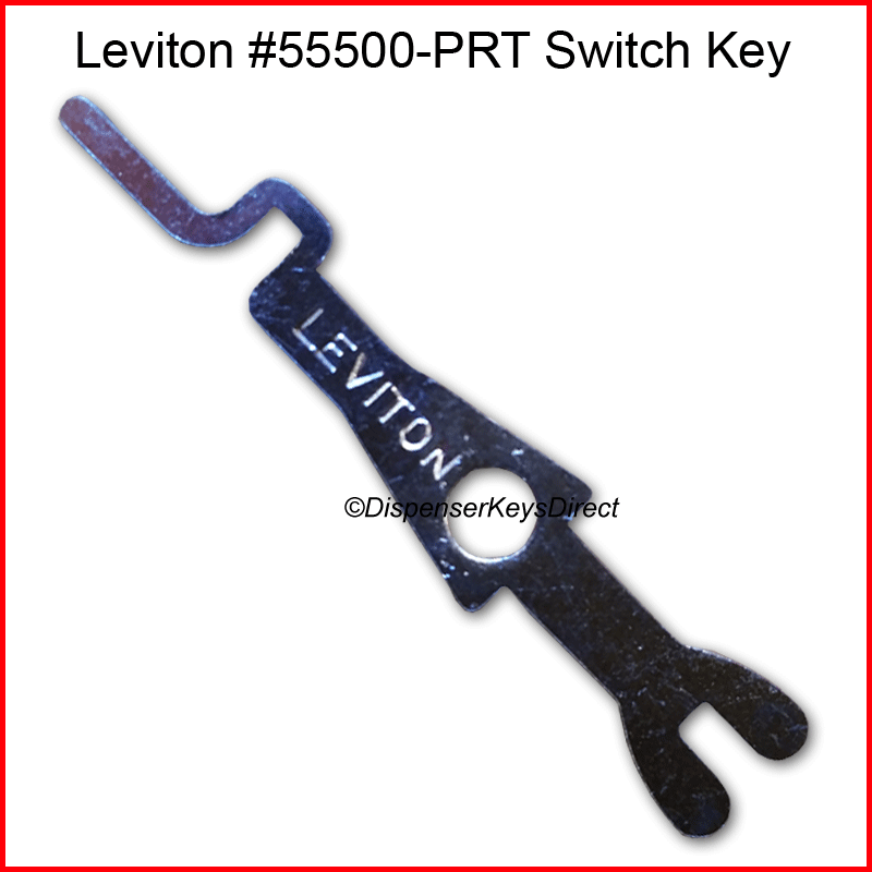 Leviton #55500-PRT - Tamper Proof Electrical Switch Key - (4/pack)