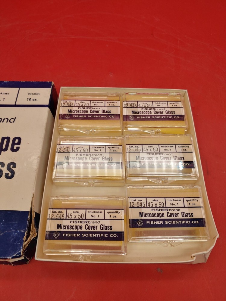 Fisher Microscope Cover Glass Selected