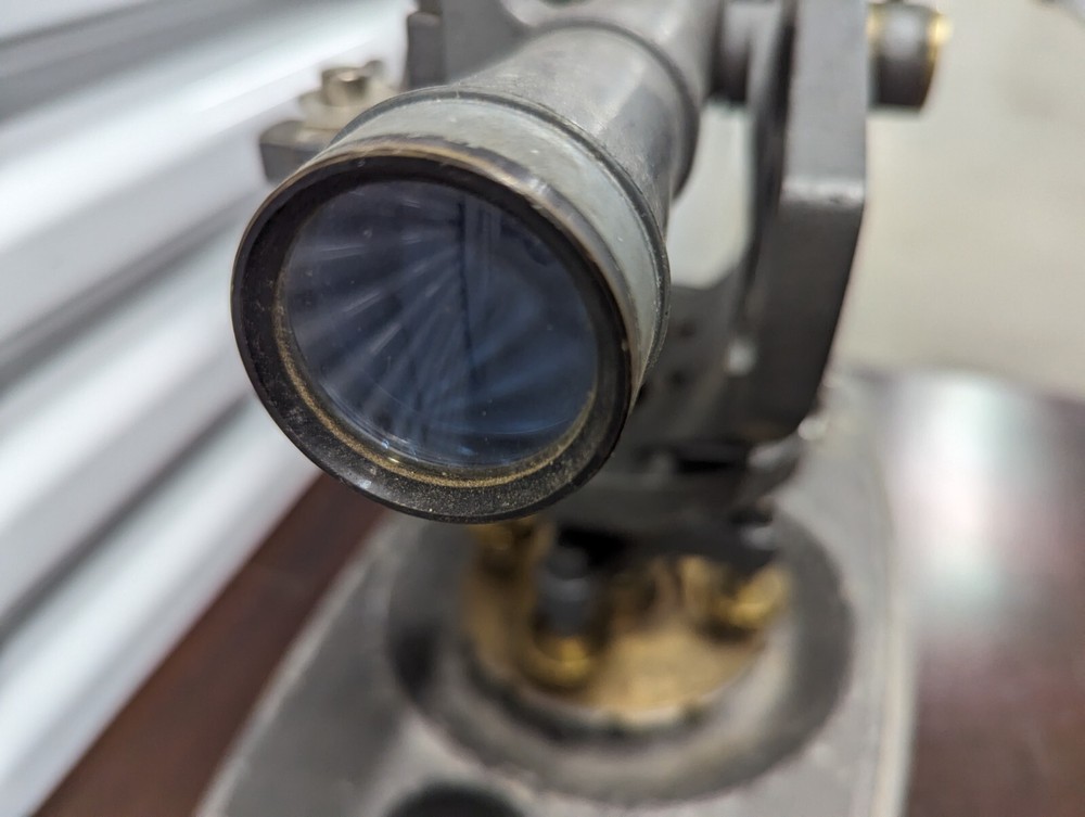 Realist Inc model 8300 Brass surveying transit with case