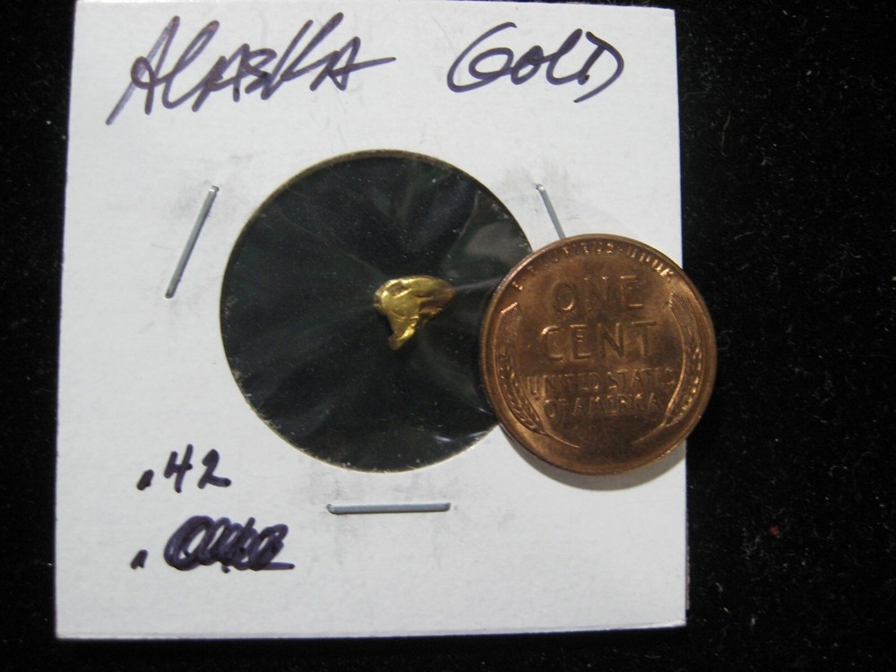 ALASKA GOLD NUGGET  .420 GRAMS