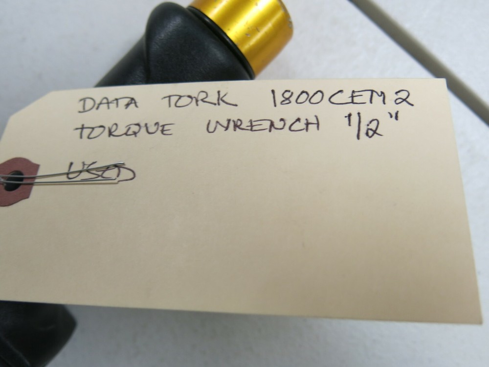 Tohnichi Data Tork 1800CEM2 Torque Wrench 1/2"