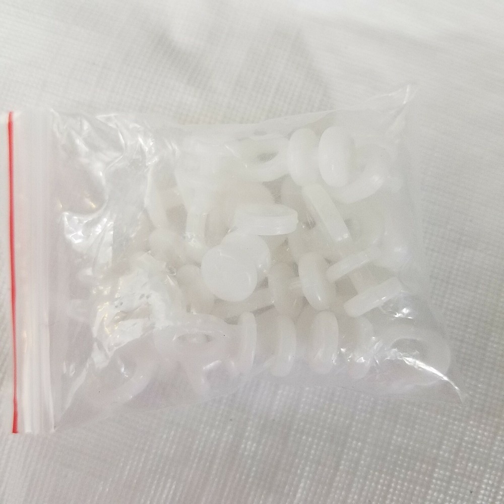Window Curtain Hanging Pieces Plastic 20 Pieces