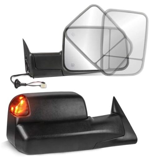 Left and Right Mirrors Compatible with 1998-2001 1998-2002 Black Turn Light