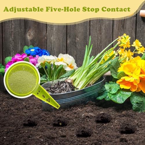 Mini Seed Spreader Set,6 PCS Small Garden Seed Planter Tool,Precise Sowing