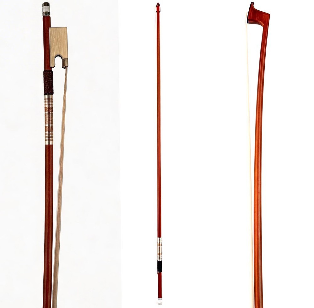 D.PECCATTE Copy Master Pernambuco Violin Bow 3/4 White No eye Frog Stiff Special