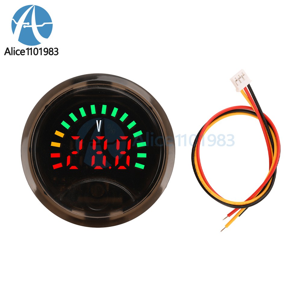 3318 DC7-100V Digital Voltage Electricity Indicator Voltmeter Panel Volt Meter