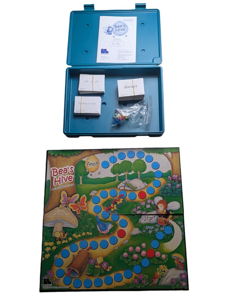 Bea's Hive Sight Words Game Language & Speech Development Rare Vtg Learning Tool