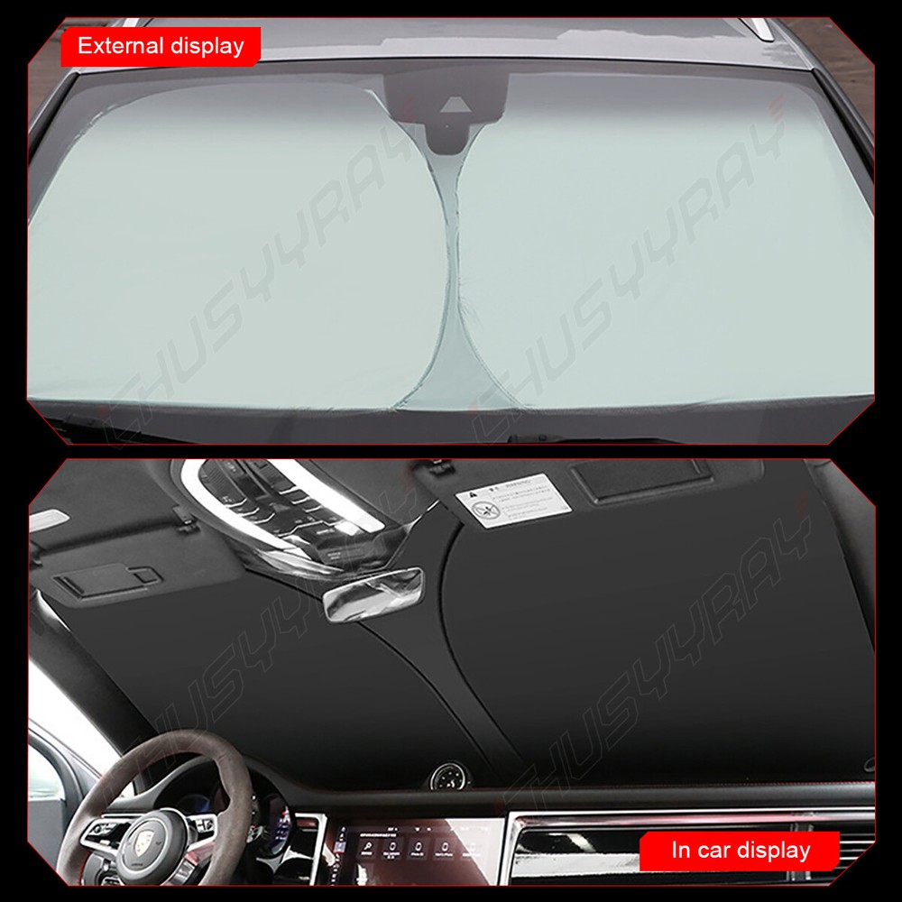 Windshield Sunshade Sun Shade Shield Visor Block For Chevrolet Silverado 19-24
