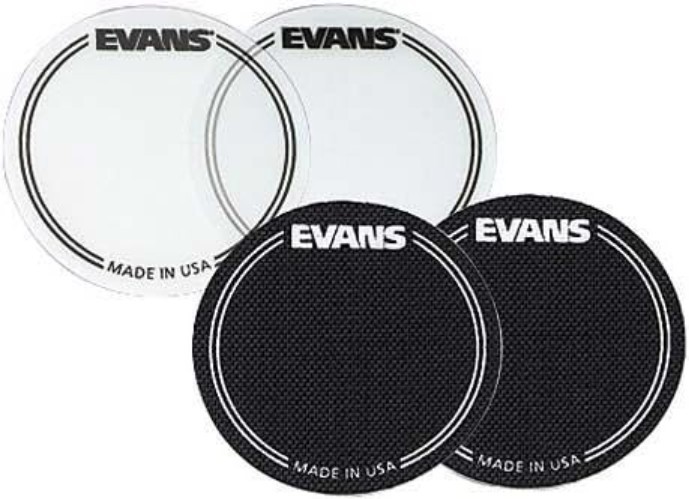 EQ Black Nylon Single Pedal Drum Patch - Protect & Enhance Bass Drum