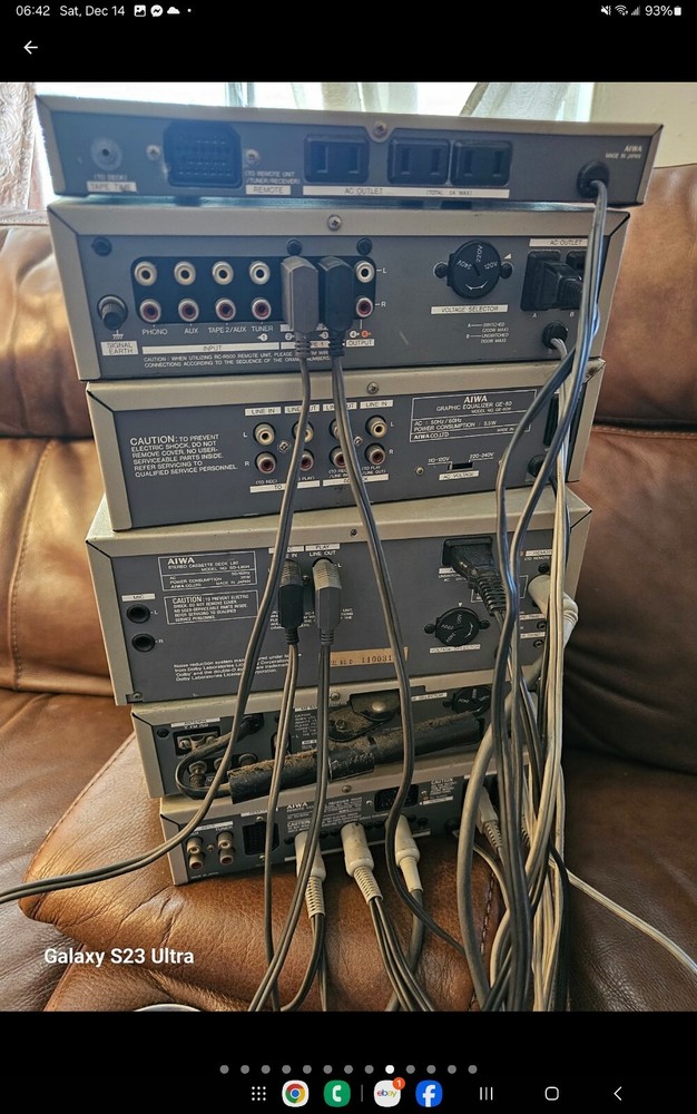 Aiwa Vintage Mini Stereo System