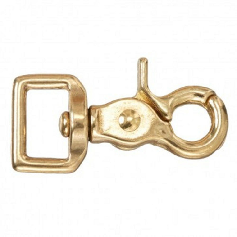 Tough-1 Solid Brass Swivel Rein Snap