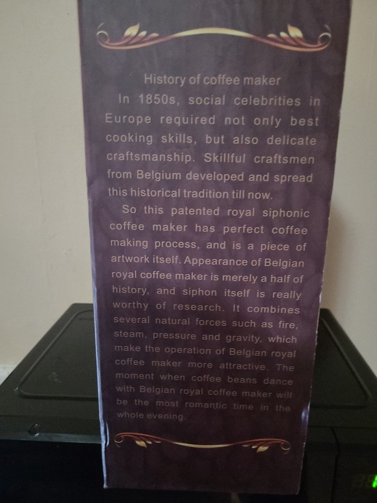 Royal Goods Belgian Coffee Maker