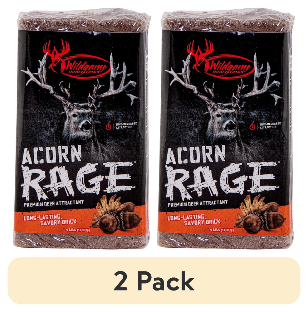 (2 pack) Deer Attractant, 4lb | Long-Lasting Powerful Ready