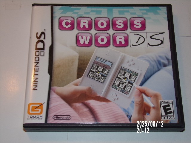 Crosswords DS (Nintendo DS) Case ONLY / No GAME / Authentic USA Version