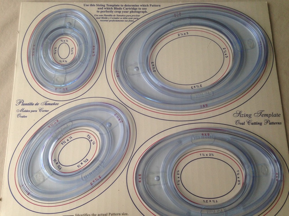 Creative Memories Custom Cutting System Ovals