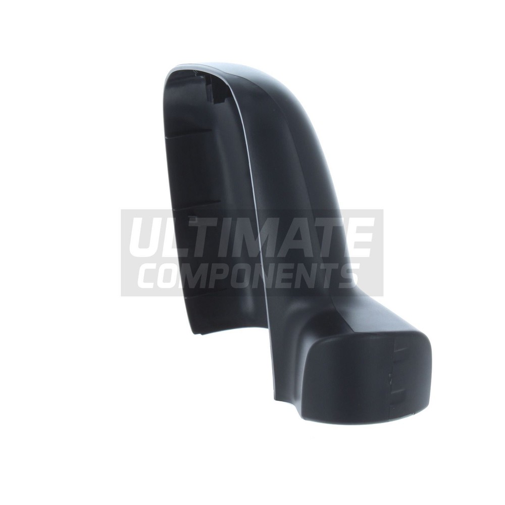 VW Caddy Mk3 Van 2010-2015 Wing Mirror Cover Cap Casing Black Passenger Side