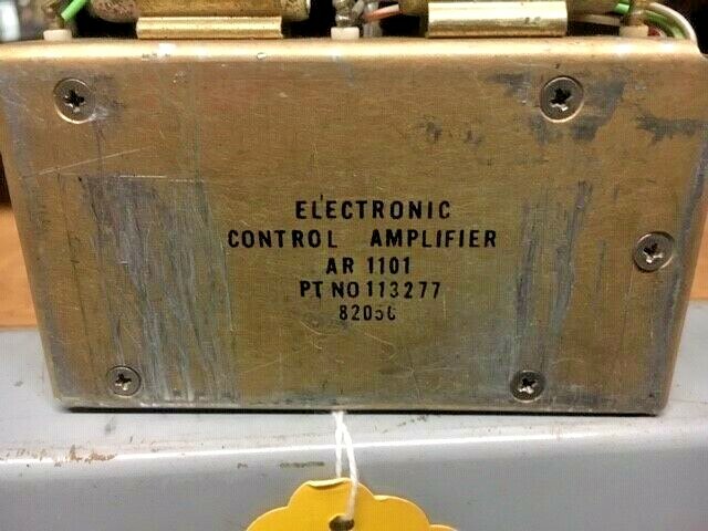 113277 ELECTRONIC CONTROL AMPLIFIER AIRCRAFT AR 1101 AVIONICS