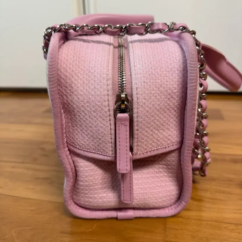 Chanel Bowling Dover Bag, Pink, Authentic