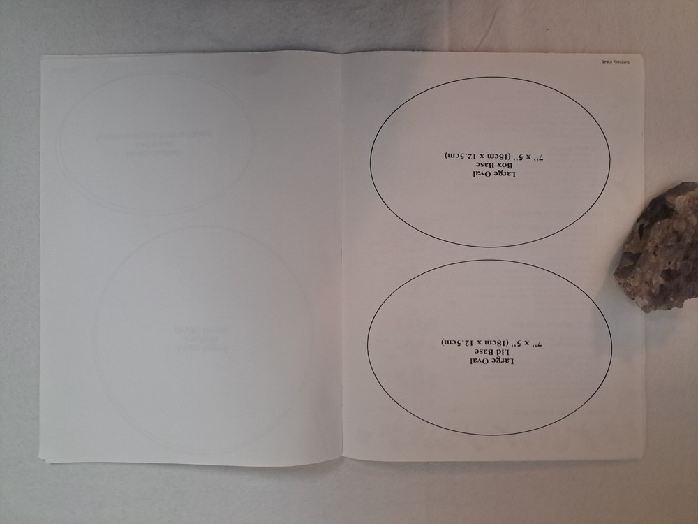 Simplicity Leaflet - Decorative Band Boxes (21 Designs) #3645 - Unused