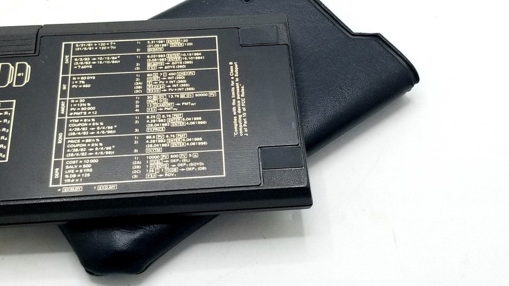 HP 12C Financial Calculator + Case - Works