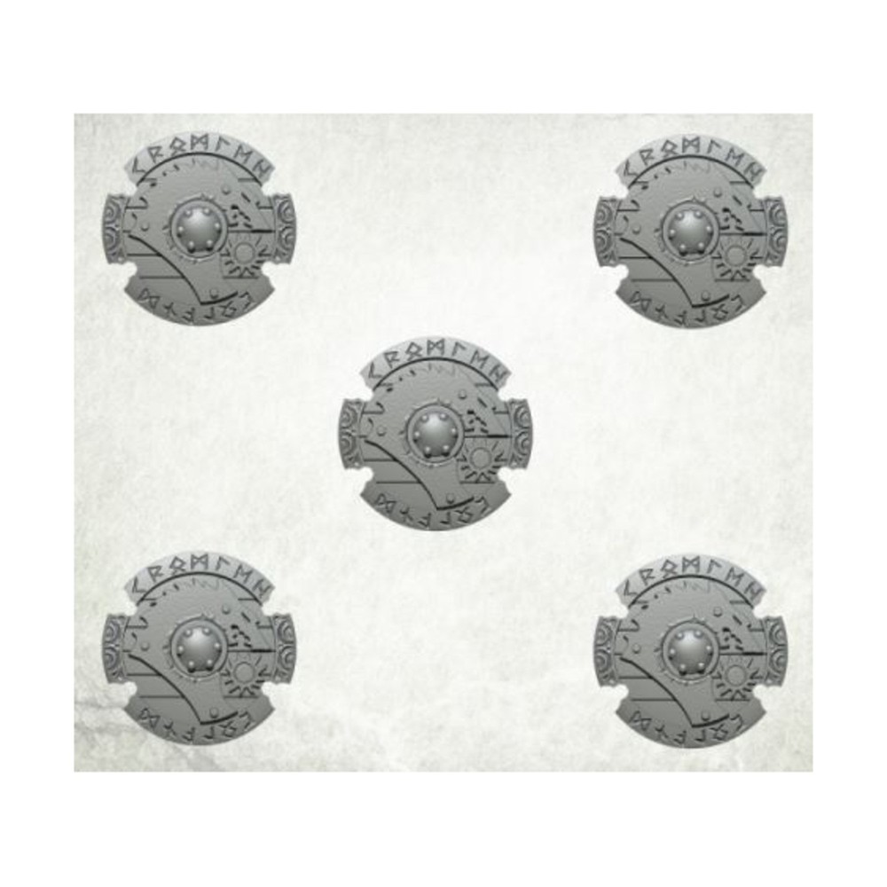 Kromlech Sci-Fi Conversion Bit Sons of Thor - Wolf Pattern Shields Pack New