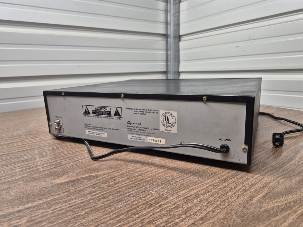 Garrard Gcd 88-6 Six Disc Cd Changer Player