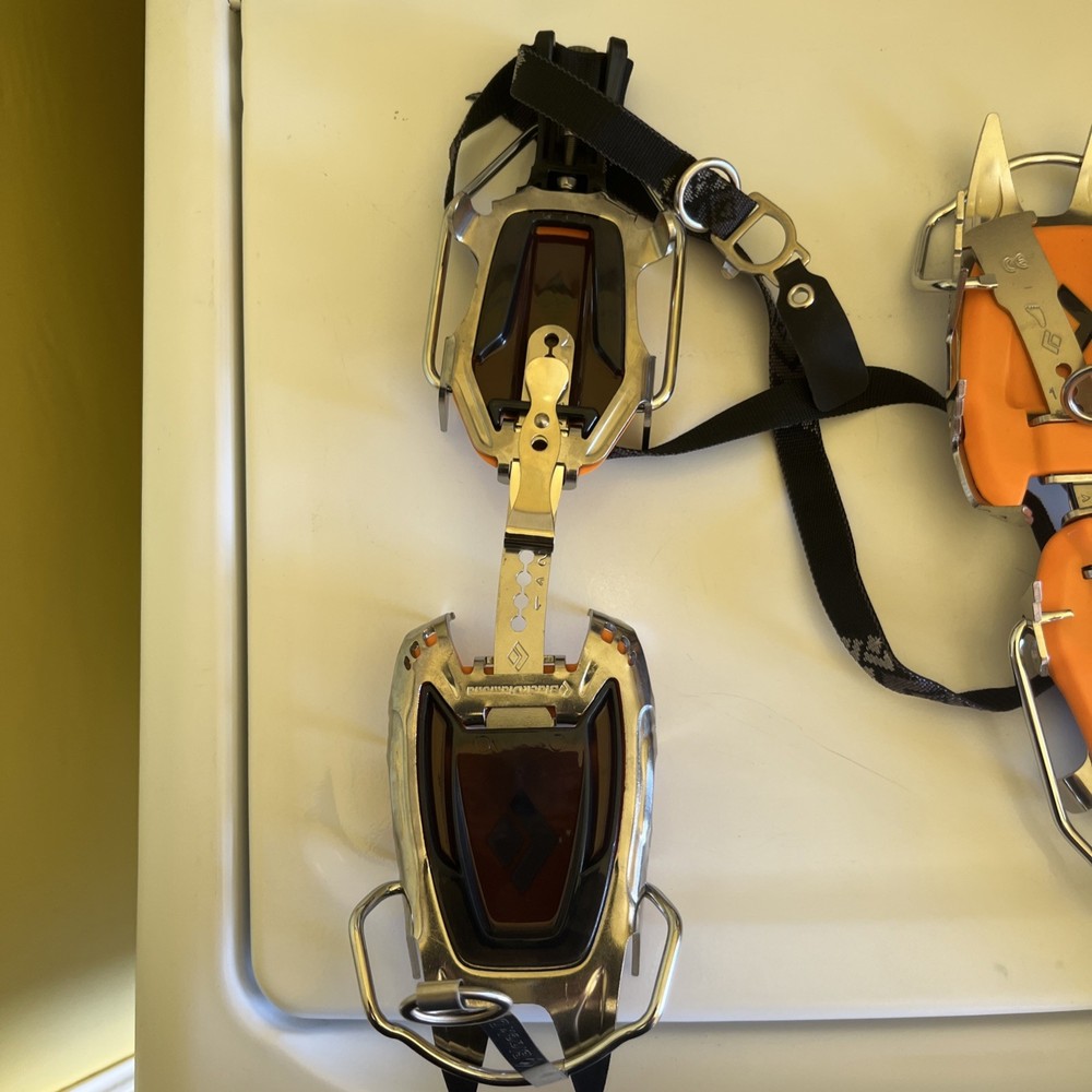 New Black Diamond brand strap crampons. **