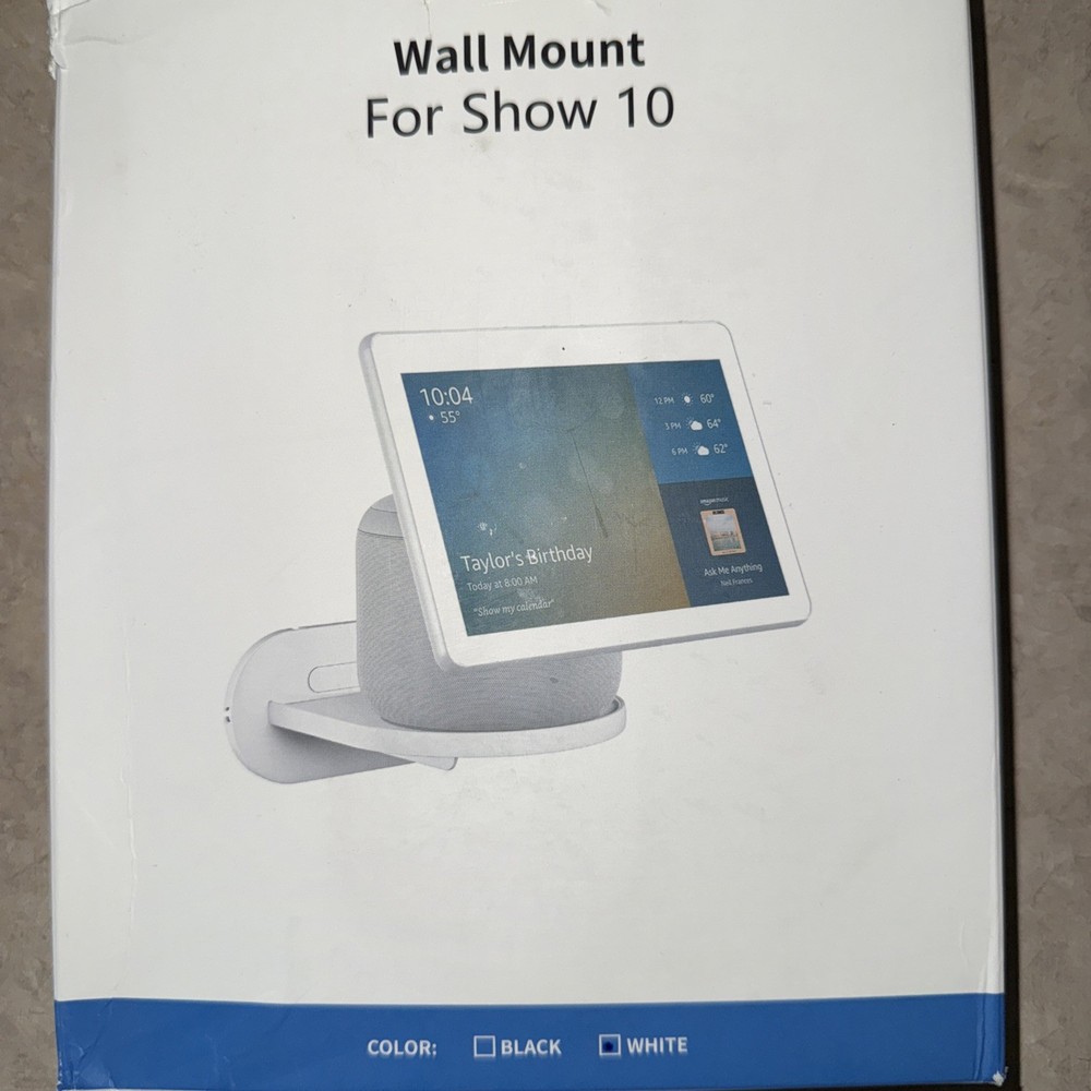 White Wall Mount For Show 10