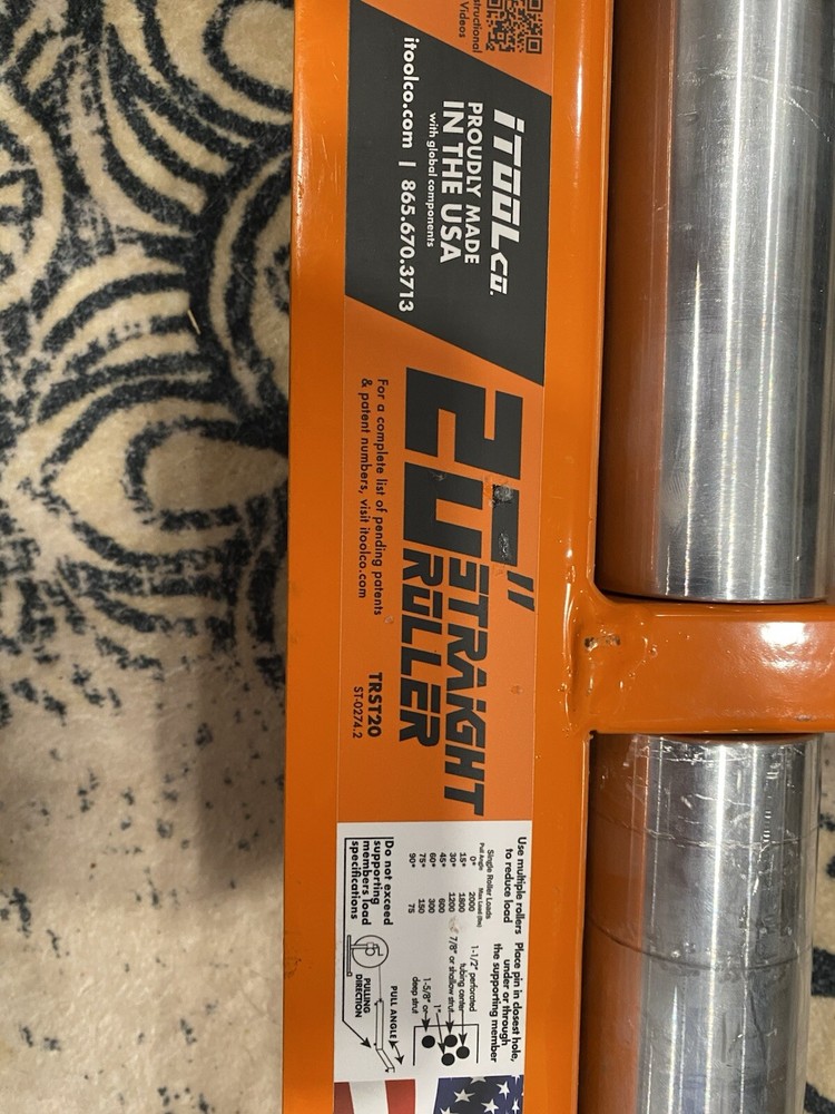 iTOOL TRST20 Straight Cable Wire Roller