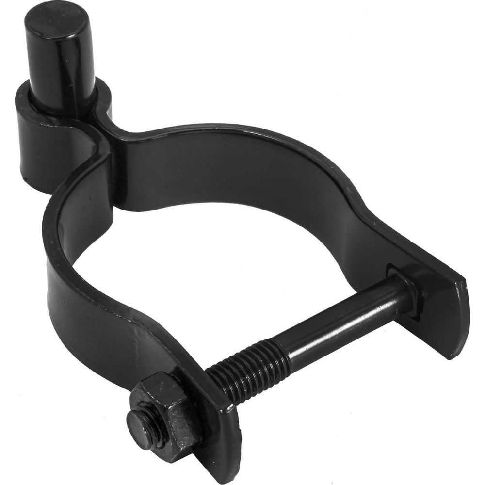 Black Powder Coated Chain Link Post Gate Hinge