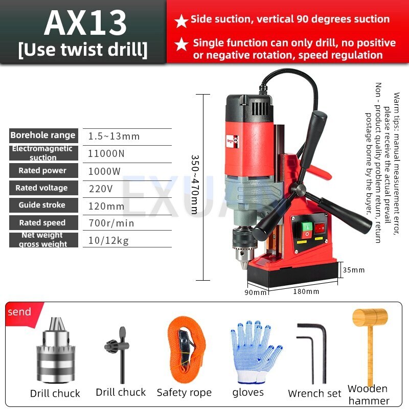 Drill Tapping Core Drilling for Drilling Small Electric Magnetic Drill Floor