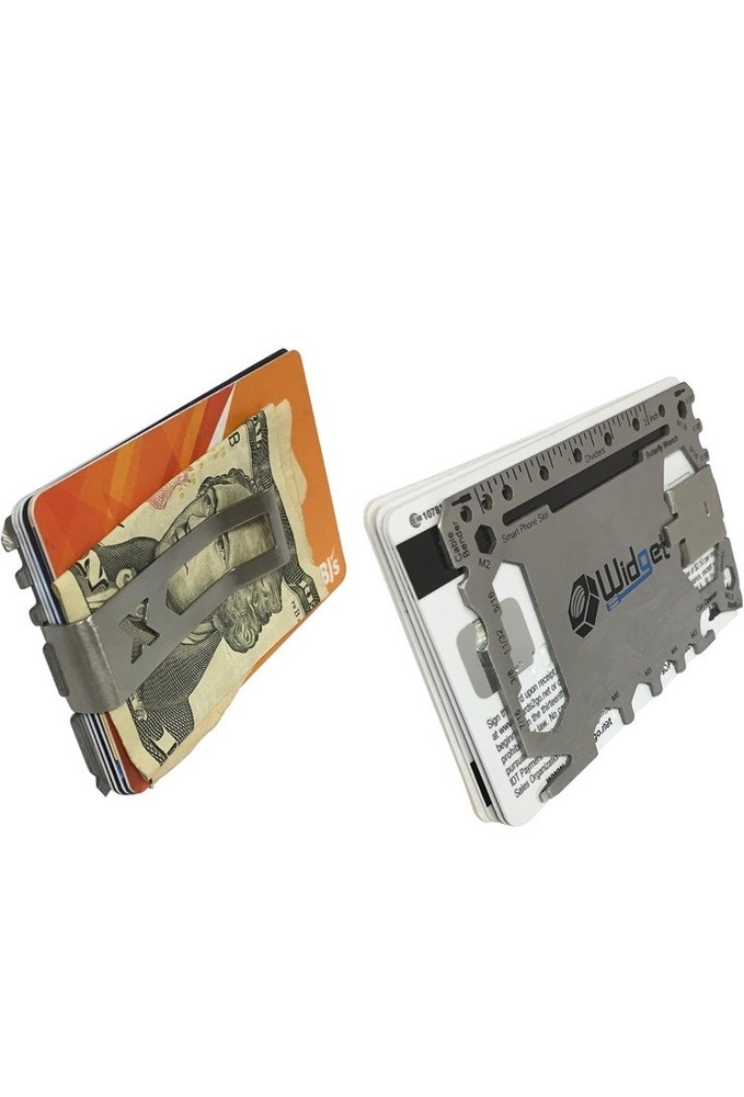 Multi Purpose Survival Pocket Tool 43 in 1 Credit Card Size Multi Tool Widget