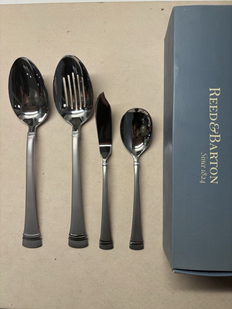 Reed & Barton COVENTRY MATTE - 4 pc hostess set NEW