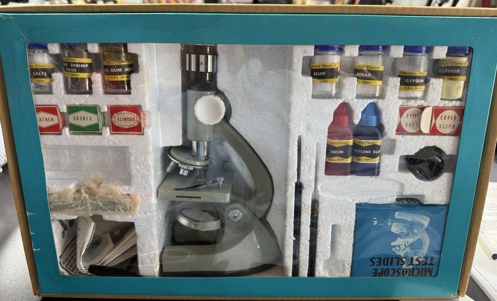 vintage tasco microscope