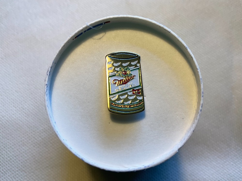 Vintage Miller Brewing Co. Beer Can Lapel /Hat Pin