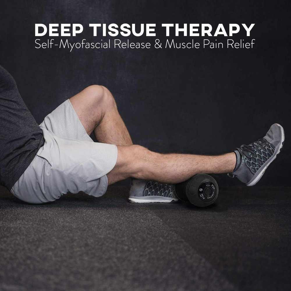 Vibrating Peanut Massage Ball - Deep Tissue Trigger Point Therapy, ... Fast Ship