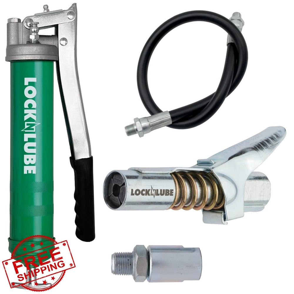 LockNLube Lever Grip Grease Gun