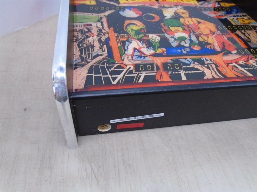 Williams Alien Poker Pinball Head LED Display light box