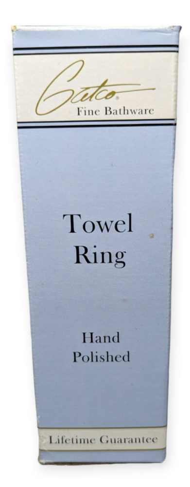 Gatco Evolutions Chenille Burnished Bronze Finish Towel Ring