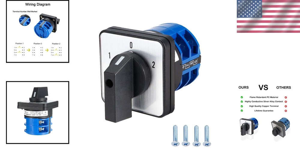 8 Terminal Changeover Switch LW28-32 - Efficient 690V Power Control Solution