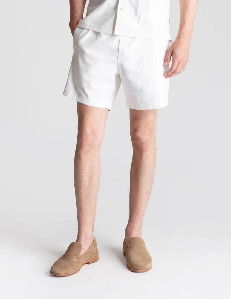 Birddogs Tech Linen Shorts Size Medium $75 MSRP White