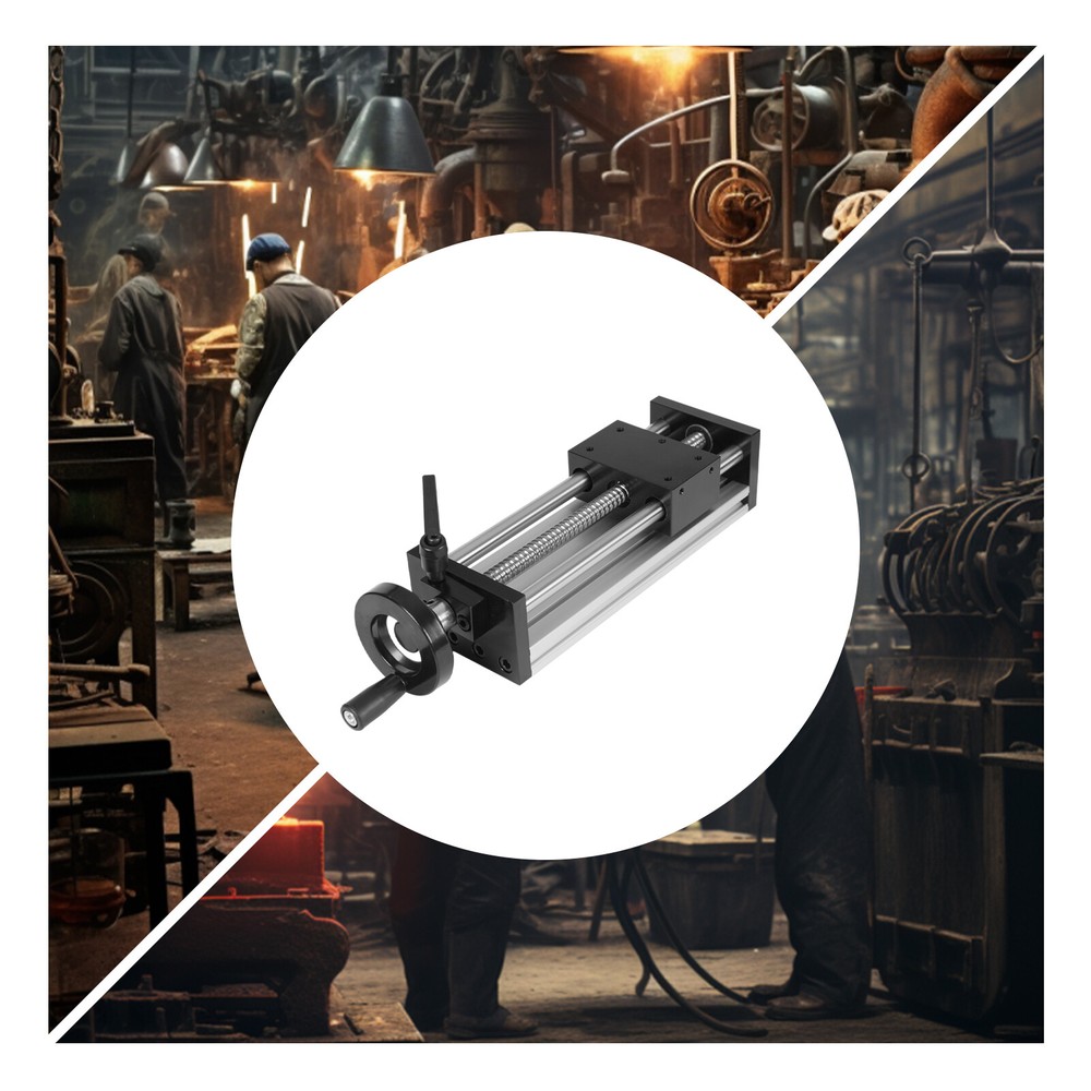 Dual Optical Axis Manual Sliding Table Linear Rail Guide for Precision Tasks